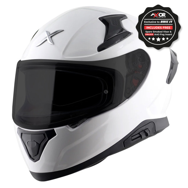 Axor Axor apex full face helmet - gloss white - large